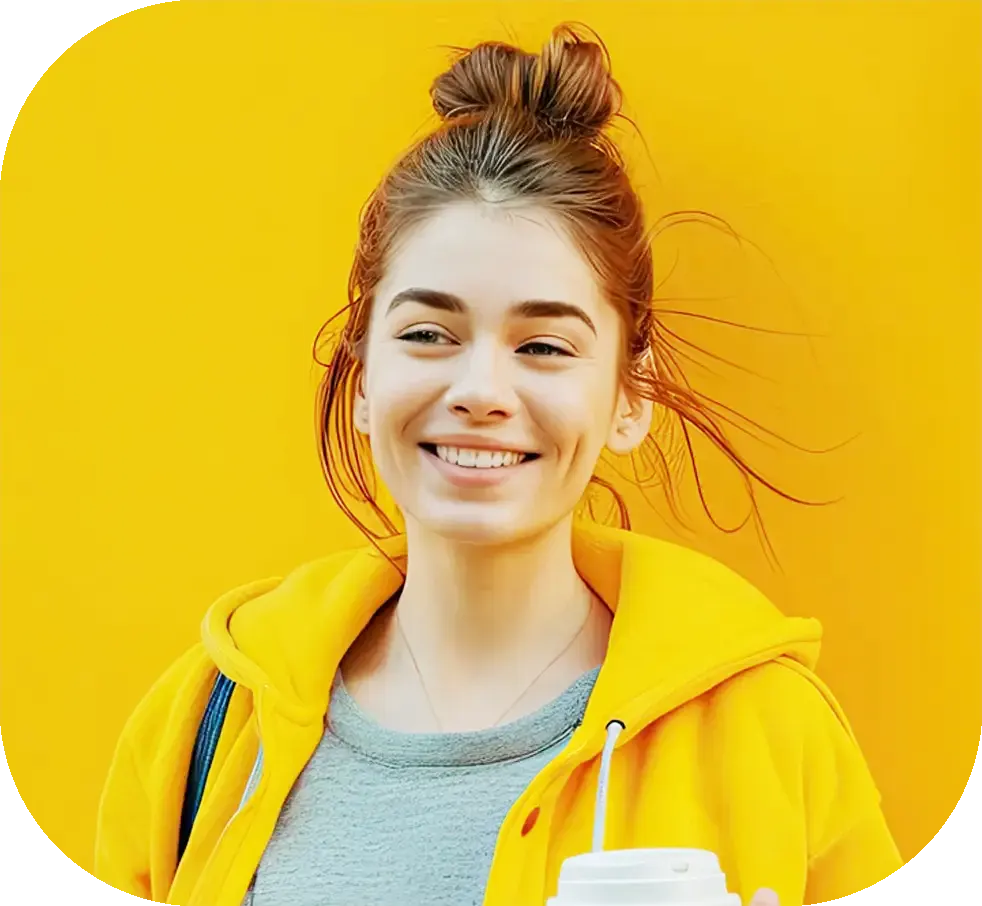 female-student-yellow